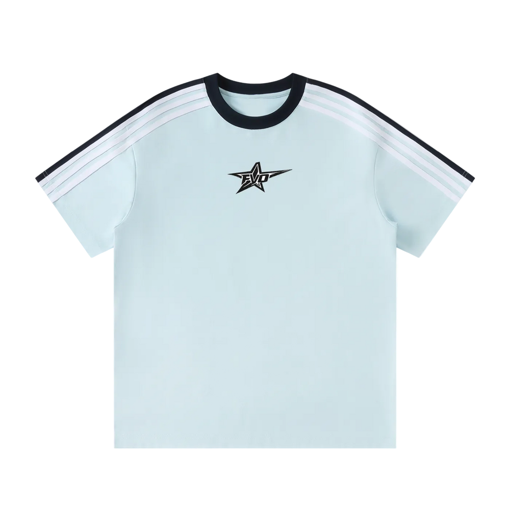 FVO — Striped Tee Sky Blue