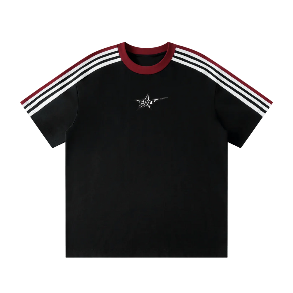 FVO — Striped Tee Black