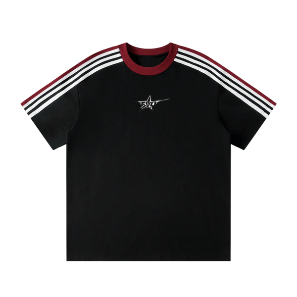 FVO — Striped Tee Black